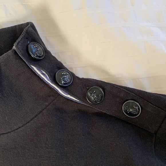 J. Crew Button-shoulder turtleneck - Picture 3 of 5